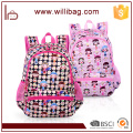 2016 mignon école fantaisie sac filles dessin animé photo de sac d&#39;école